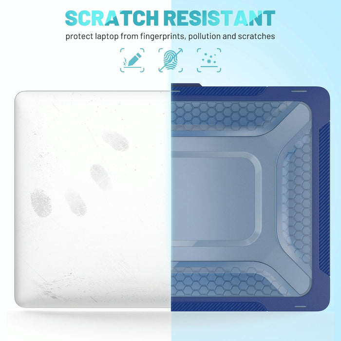 For Macbook Pro 14.2 Inch A2442 2021 Pc + Tpu Honeycomb Laptop Protective Case