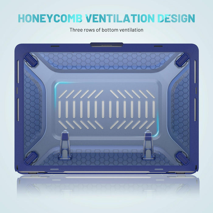 For Macbook Pro 14.2 Inch A2442 2021 Pc + Tpu Honeycomb Laptop Protective Case