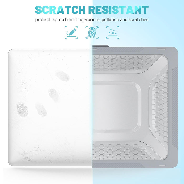 For Macbook Pro 14.2 Inch A2442 2021 Pc + Tpu Honeycomb Laptop Protective Case