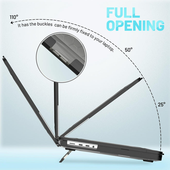 For Macbook Pro 14.2 Inch A2442 2021 Pc + Tpu Honeycomb Laptop Protective Case