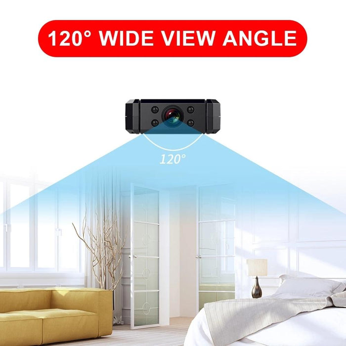 Infrared Night Vision Mini Hd Wifi Camera 120 Degrees Recorder