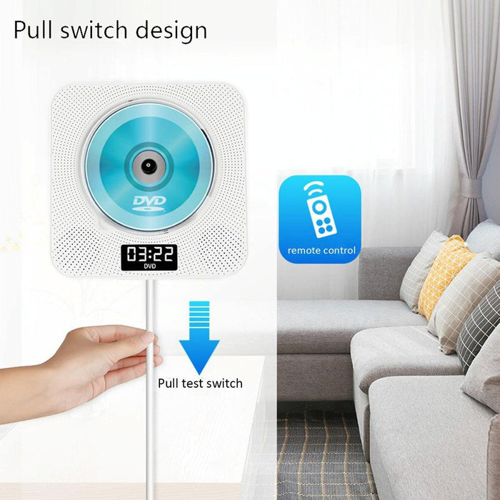 Wall Mounted Hd Dvd Player Bluetooth Cd Player