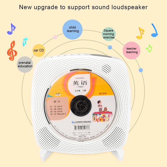 Wall Mounted Home Dvd Player Bluetooth Cd Player Specification Cd Version + Not Connected To Tv + Plug-In Version