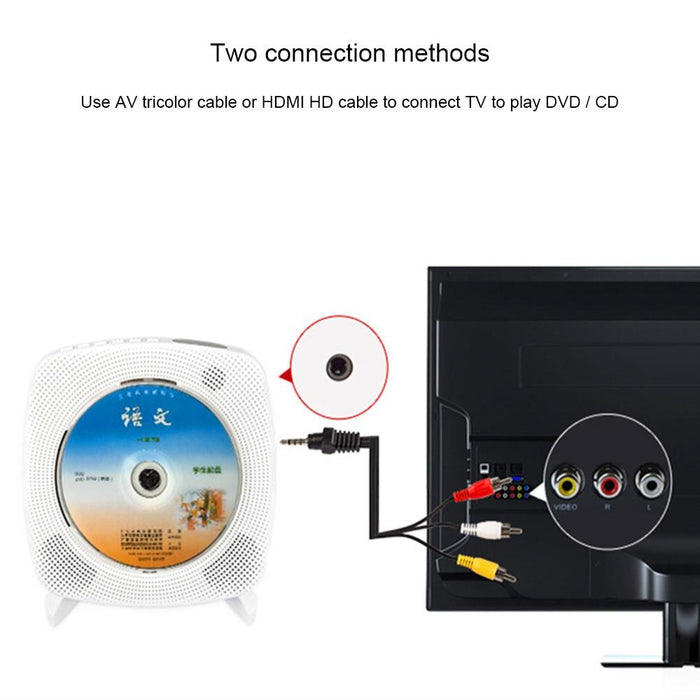 Wall Mounted Home Dvd Player Bluetooth Cd Player Specification Dvd / Cd + Connectable Tv + Charging Version