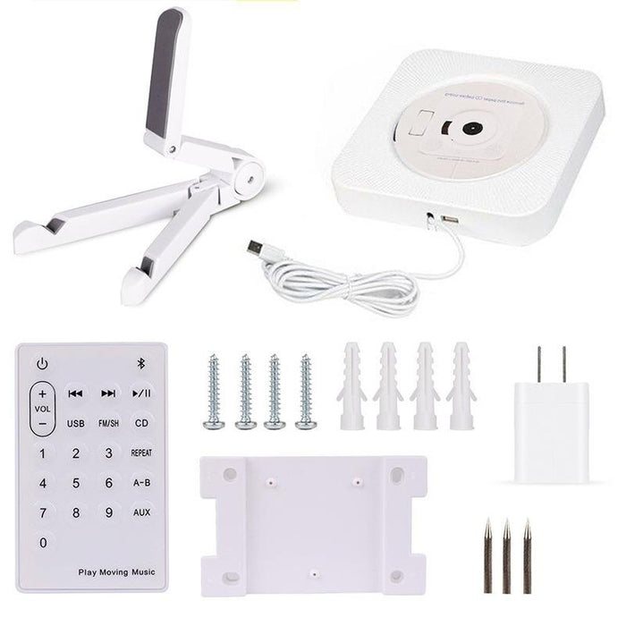 6W Wall Mounted Bluetooth Cd Player