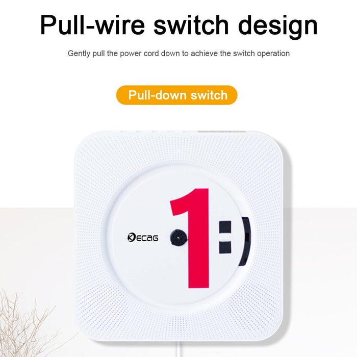 6W Wall Mounted Bluetooth Cd Player