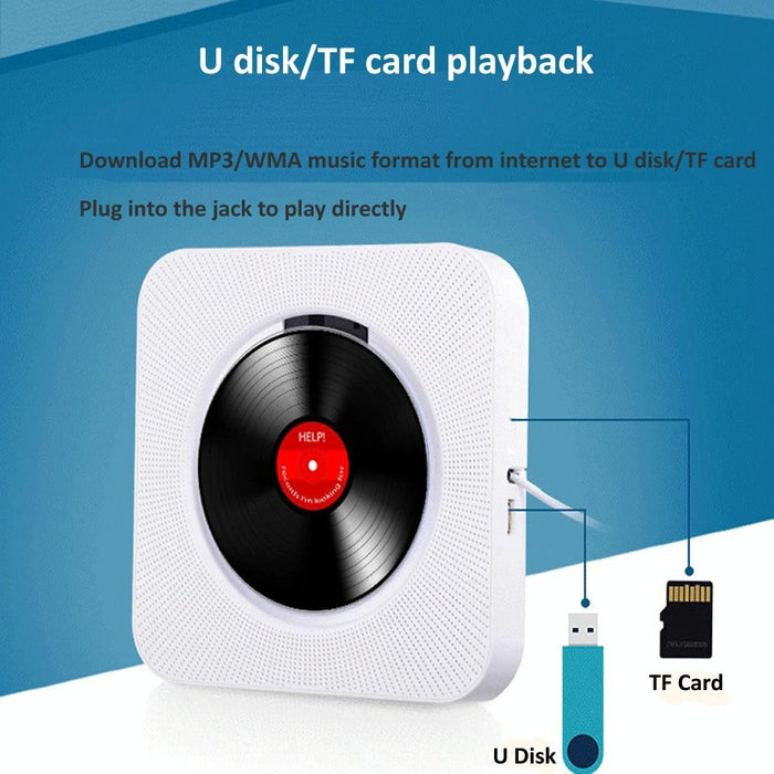 10W Portable Bluetooth Album Cd Player Player