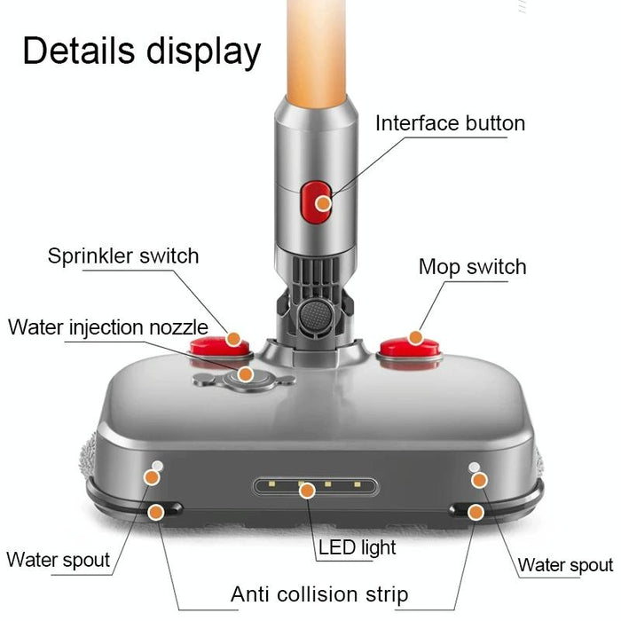 For Dyson V6 D2 Electric Wet And Dry Mopping Head