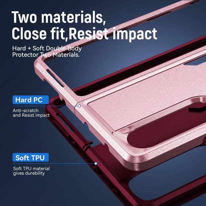 Shockproof Pc Tpu Case For Galaxy z Fold 4