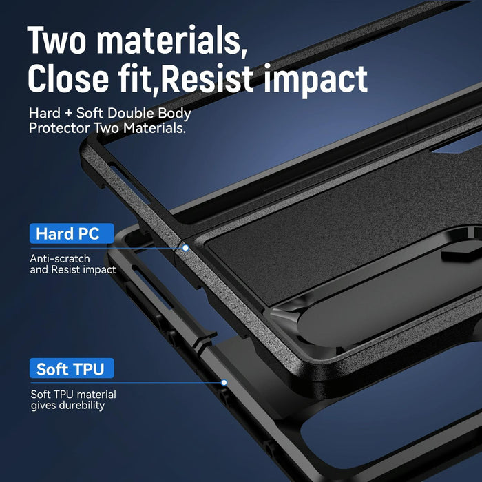 Shockproof Pc Tpu Case For Galaxy z Fold 4