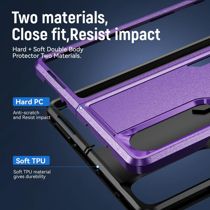 Shockproof Pc Tpu Case For Galaxy z Fold 4