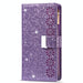 Glitter Zipper Leather Case For Samsung Galaxy z Fold 4