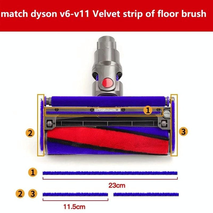 Soft Velvet Floor Brush for Dyson V7 / V8 / V10 / V11 - 2
