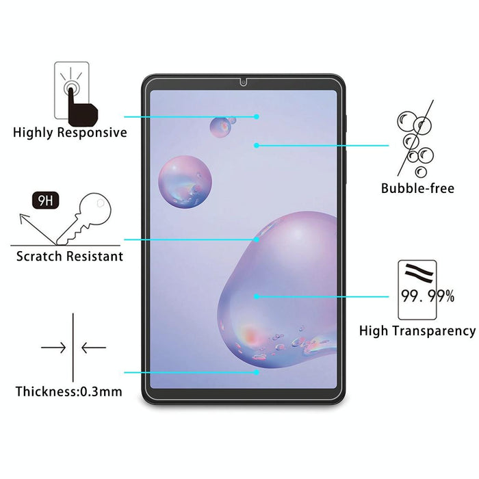 2 Pcs 9H 0.3Mm Explosion-Proof Tempered Glass Film For Samsung Galaxy Tab A 8.4 2020 T307