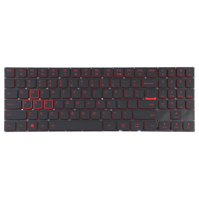 Us Version Keyboard With Backlight For Lenovo Y520 Red Word