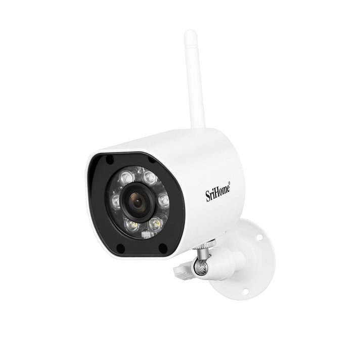 5.0Mp Mini Dual 2.4 / 5G Wifi Outdoor Ip66Waterproof Video Surveillance Colour Night Vision Security Cctv Cam White