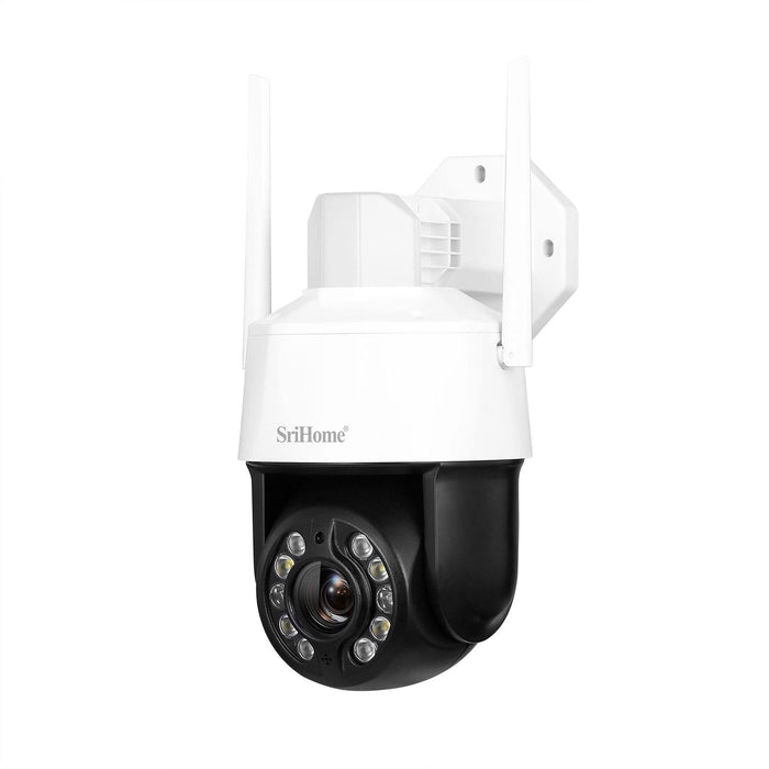 5.0Mp 20X Optical Zoom 2.4G / 5G Wifi Ip66 Waterproof Ai Auto Tracking H.265 Video Surveillance White