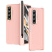 Two Tone Contact Lens Hinge Flip Case For Samsung Fold 4