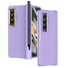 Two Tone Contact Lens Hinge Flip Case For Samsung Fold 4