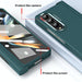 Two Tone Contact Lens Hinge Flip Case For Samsung Fold 4