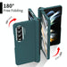 Two Tone Contact Lens Hinge Flip Case For Samsung Fold 4