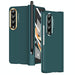 Two Tone Contact Lens Hinge Flip Case For Samsung Fold 4