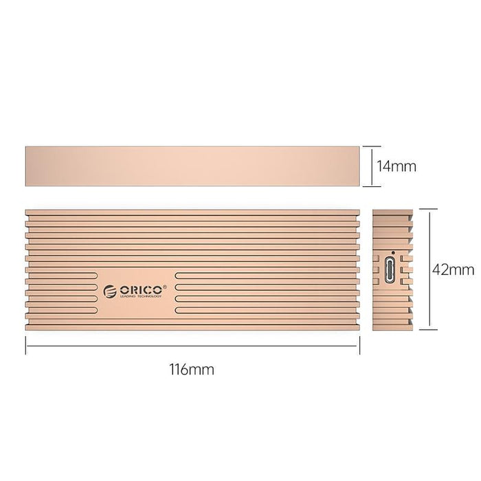 High Speed Usb3.2 M.2 Nvme Ssd Enclosure