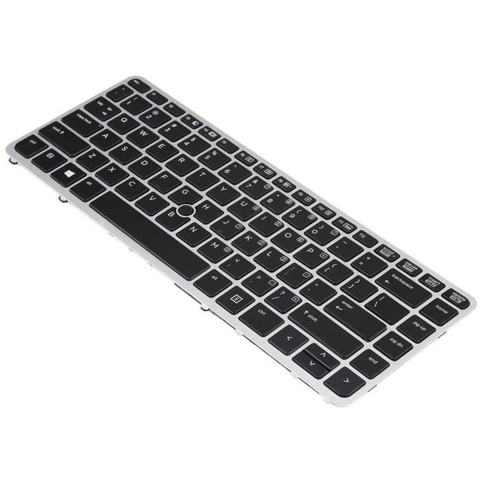 For Hp Elitebook 840 G1 Us Version Keyboard With Backlight And Pointing Silver