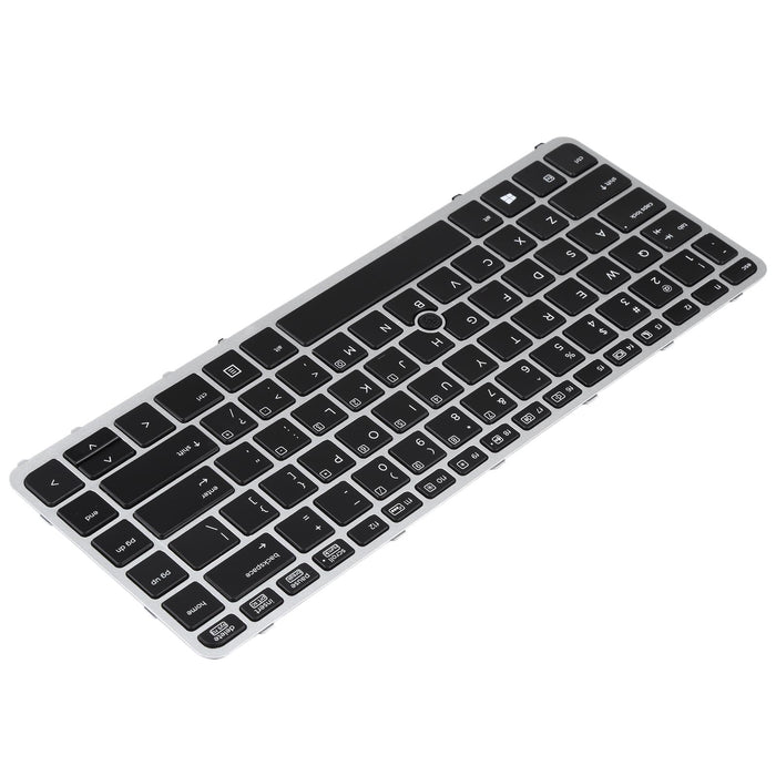 For Hp Elitebook 840 G1 Us Version Keyboard With Backlight And Pointing Silver