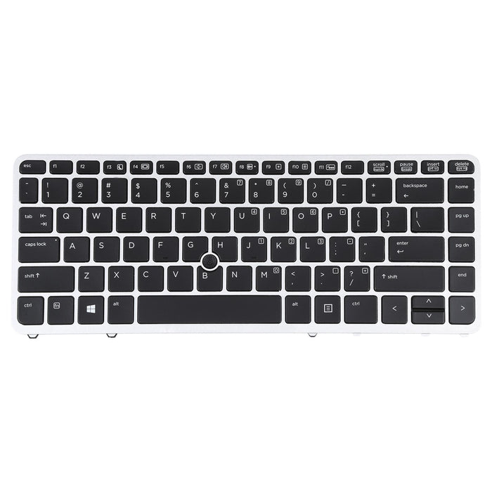 For Hp Elitebook 840 G1 Us Version Keyboard With Backlight And Pointing Silver