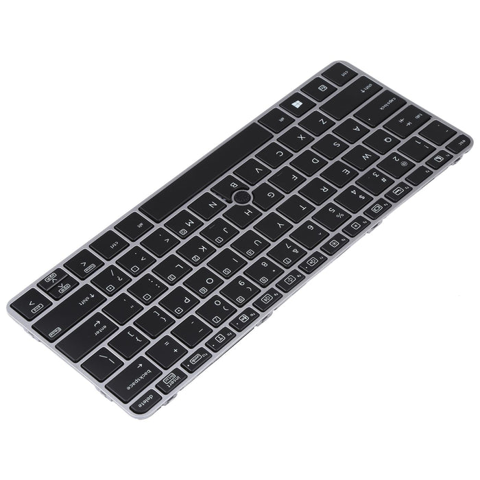 For Hp Elitebook 820 G3 Us Version Keyboard With Backlight And Pointing Silver