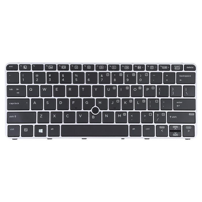 For Hp Elitebook 820 G3 Us Version Keyboard With Backlight And Pointing Silver