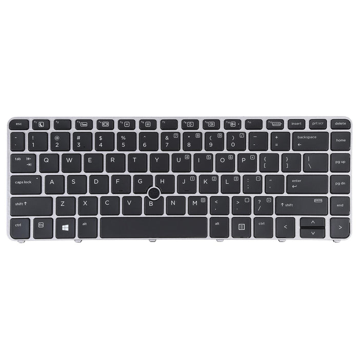 For Hp Elitebook 840 G3 Us Version Keyboard With Backlight And Pointing Silver