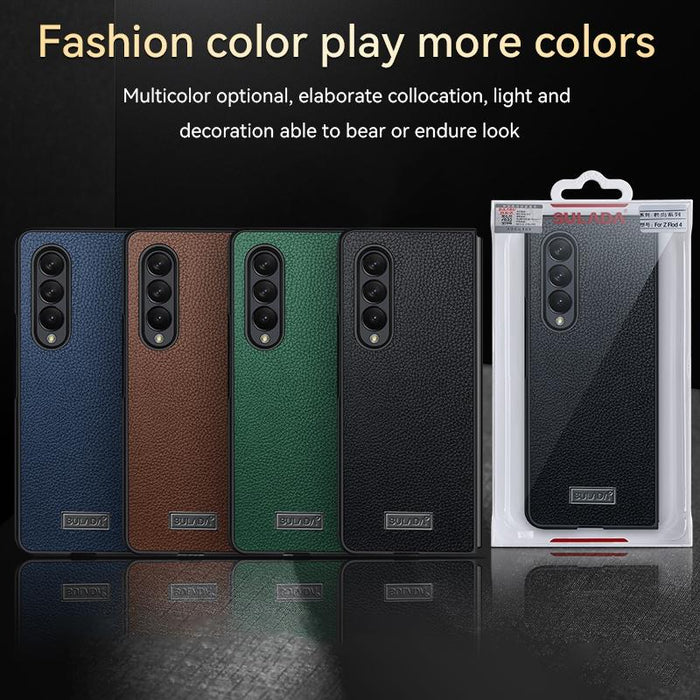 Shockproof Tpu Handmade Leather Case For Samsung Galaxy z