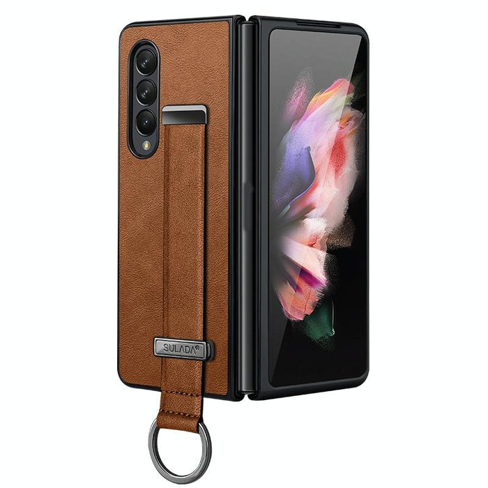 Samsung Galaxy z Fold 4 Leather Shockproof Case