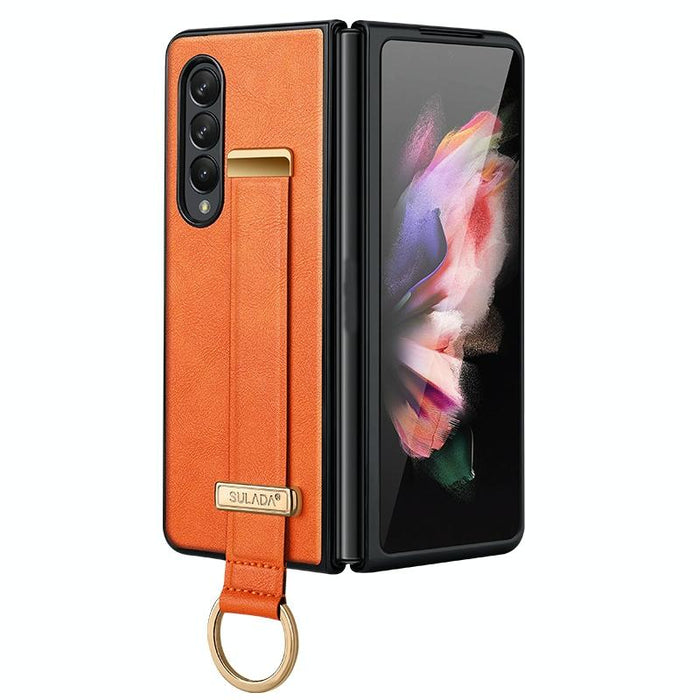 Samsung Galaxy z Fold 4 Leather Shockproof Case