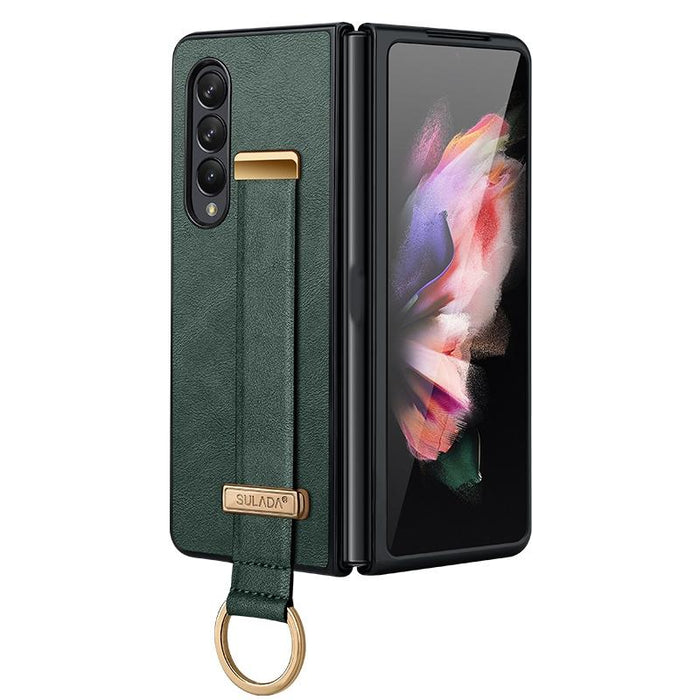 Samsung Galaxy z Fold 4 Leather Shockproof Case
