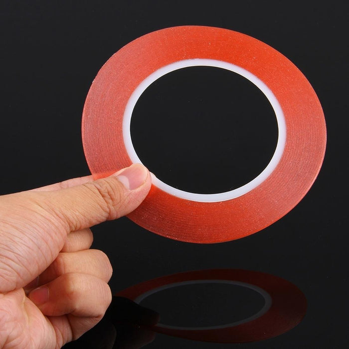 10 Pcs 1mm Width Double Sided Adhesive Sticker Tape Length