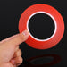 10 Pcs 2mm Double Sided Adhesive Sticker Tape 25m Length