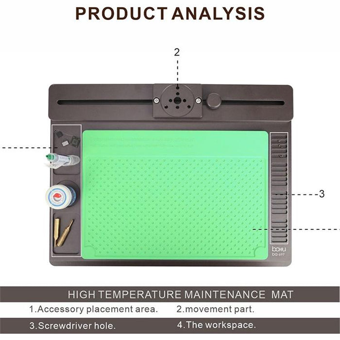 Baku Ba 697 2 In 1 Microscope Maintenance Insulation Pad