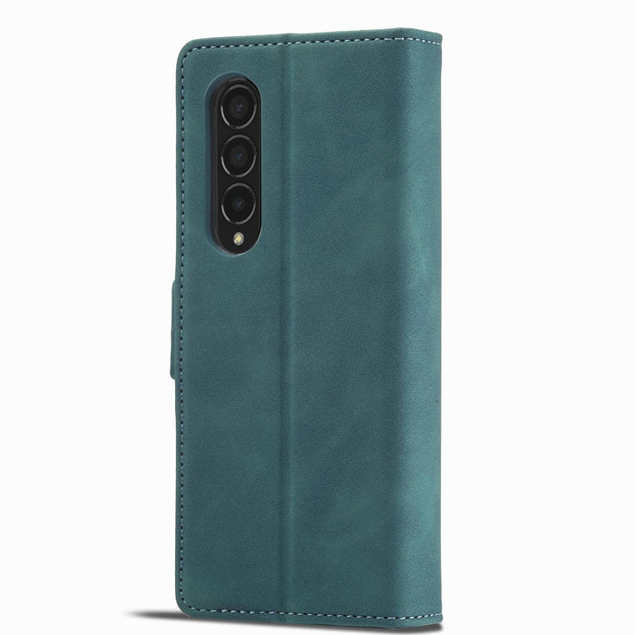 Dual Side Buckle Leather Phone Cover For Samsung Galaxy z