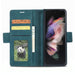 Dual Side Buckle Leather Phone Cover For Samsung Galaxy z