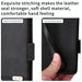 Leather Flip Phone Case With Magnetic Clasp For Samsung