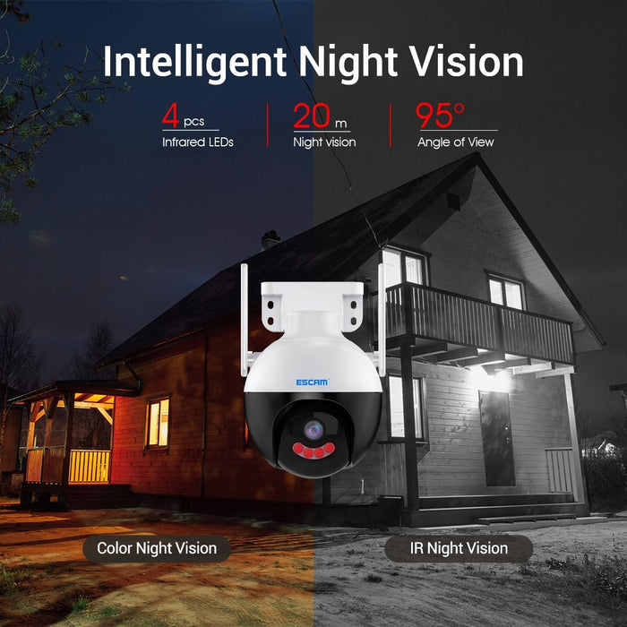 4Mp Smart Wifi Ip Camera Support Ai Humanoid Detection / Auto Tracking / Cloud Storage / Two-Way Voice Night Vision