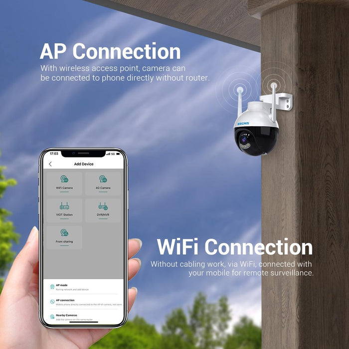 4Mp Smart Wifi Ip Camera Support Ai Humanoid Detection / Auto Tracking / Cloud Storage / Two-Way Voice Night Vision