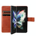 Lambskin Flip Leather Case With Pen Slot For Samsung Galaxy