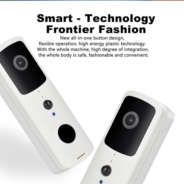 Smart Wifi Video Doorbell Support Two-Way Intercom & Night Vision