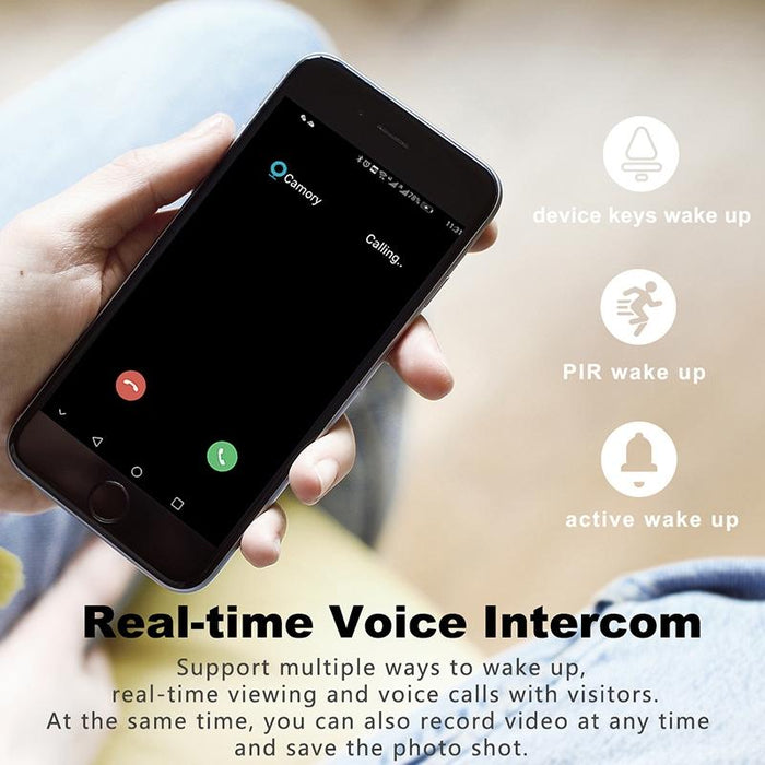 Smart Wifi Video Doorbell Support Two-Way Intercom & Night Vision