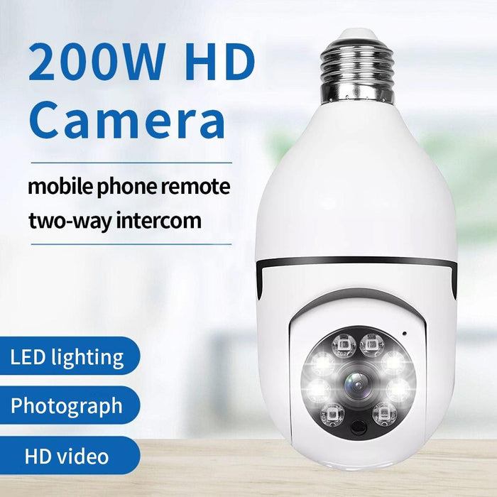 A6 2Mp Hd Light Bulb Wifi Camera Support Motion Detection / Two-Way Audio / Night Vision / Tf Card