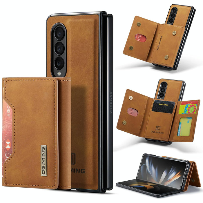 3 Fold Multi Card Phone Case For Dg.ming M2 Series Samsung